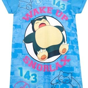 Pokemon Snorlax nightgown pajamas Kids